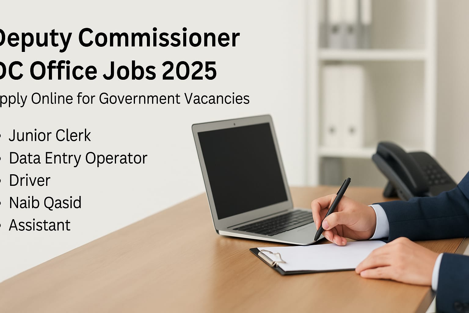 Deputy Commissioner DC Office Jobs 2025